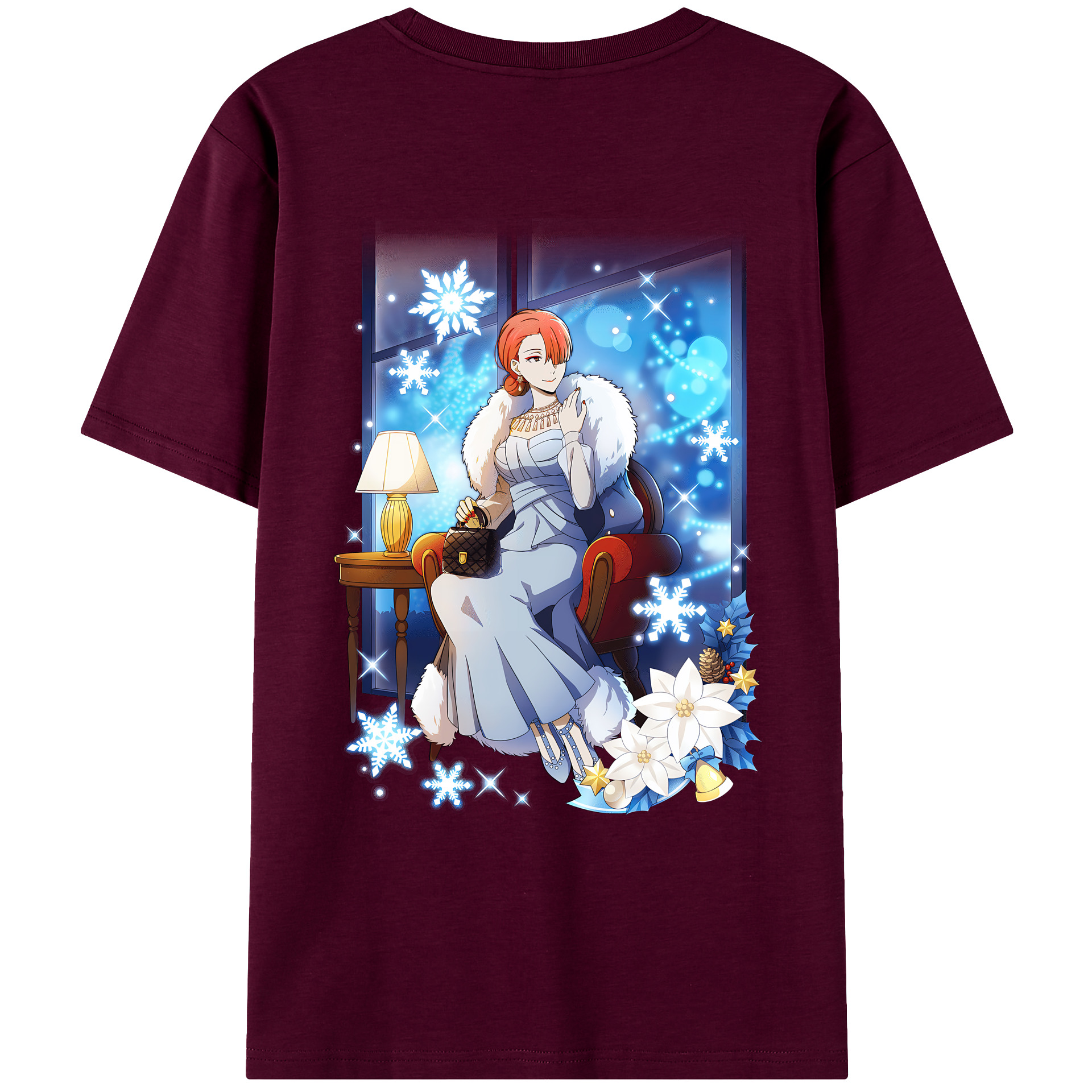 （画像用） 文豪ストレイドッグス Bungo Stray Dogs レディース半袖Tシャツ(バックプリント)
